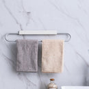 Nordic Stainless Steel Storage Rack Towel Holder Wall Mounted Hook Clothes