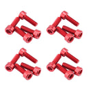 Set of 16 Lightweight Bike Water Bottle Cage Holder Bolts Screws Durable