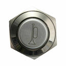 12V 16mm Car LED Light Momentary Horn Button Metal Switch Push Button red K6R9