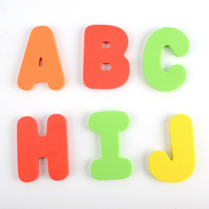 36pcs Bathtub Foam Alphanumeric Number Puzzle Cognitive Words Jigsaw Random