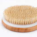 Exfoliating Oval Bristle Bath Brushes Long Handle Body Shower Massage Brush