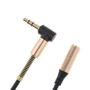 2x 3.5mm Male to Female Extension Stereo Audio Extension Cable