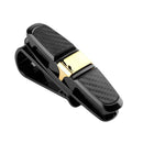 Car Sun Visor Sunglasses Dual Clip Eyeglasses Card Ticket Fastener Clamp Holder
