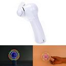 Portable Handheld Cooling Fan Colorful LED Mini Light Battery Power Brand Jf