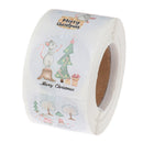 500pcs/roll Merry Christmas Xmas Package Label Scrapbooking Paper Party SupSEAU
