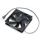 USB Cooling Fan Silent Computer Case PC CPU DC 5V 120x120x25mm Brushless Durable