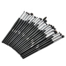 Msq Professional 20Pcs/Sets Eye Shadow Foundation Eyebrow Lip Brush Makeup  L4P1