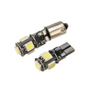 21pcs Car Interior Accessories Car Dome Door Footwell License Plate LED Bulbs