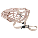 Pet Dog Large Mouth Basket Cage Adjustable Protect Muzzle Stop Barking Siz TLO