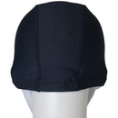 Adults Sport Polyester Elastic Fiber Elastic Dome Shape Swim Cap Dark Blue