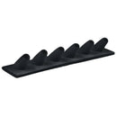 Velvet Finger Ring Showcase Display Jewelry Organizer Stand 6 Fingers