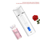 Nano Spray Facial Steamer USB Charging Mini Steam Face Humidifier (White)