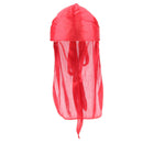 2 Pieces Red Black Durag Turban Chemo Beanie Hair Loss Scarf Sleep Headwear