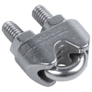 3mm 1/8 Inch Stainless Steel Wire Rope Cable Clamp Clips 30 Pcs