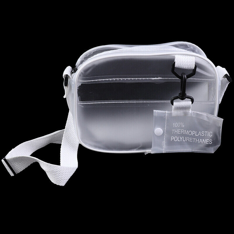 Causual PVC Transparent Frosted Woman Crossbody Bags Handbag Jelly Small Bag Kw