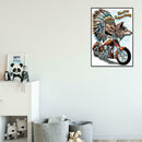 5D DIY Full Drill Diamond Painting Motorcycle Cross Stitch Embroidery Craft A