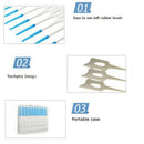 40Pcs Interdental Floss Brushes Dental Oral Care Soft Clean Between Tool Se Z1F6
