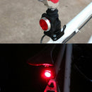USB Rechargeable Bike Light Set 4 Modes Front Light Rear Tail Warning Lamp