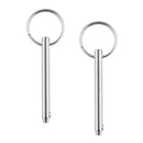 2 Pieces 316 Stainless Steel Boat Top Deck Hinge Quick Release Pin 5x76mm
