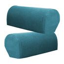 6x Stretch Sofa Armrest Covers Home Recliner Armchair Slipcovers Dark Green