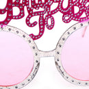 Bride To Be Glasses Pink Diamond Ring Shower Bride Sunglasses Bachelorette`Party
