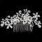 Crystal Rhinestone Wedding Flower Pearls Hair Clip Hair Comb Women Bride-.AU