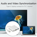 USB 3.1 Type C to 4K HDMI USB 3.0 USB C Adapter for MacBook Laptop Phone