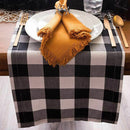 Cotton linen Buffalo Check Table Runner For Family Dinners Or Gatherings, I J8S1