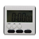 Magnetic Large LCD Digital Kitchen Timer Loud Alarm Count Up Down Clock 24 Hour