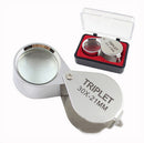 Portable Jewellers Pocket Lens 30X 21mm Loupe Magnifying Eye Glass Magnifier MO