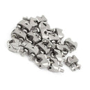 M5 3/16 Inch Stainless Steel Saddle Clamps Cable Wire Rope Clips Fastener 1 I1M4