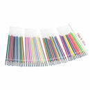 48Colors 0.38mm Gel Ink Pen Refills for Glitter Metallic Neon Pastel Stationery