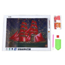 DIY 5D Diamond Embroidery Painting Cross Stitch Kit Home Decor(Sailboat)