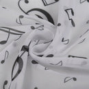 Design women's scarf musician note chiffon scarf shawl collar shawl muffler