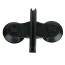 5x Black Plastic Divider Sheet Holder Suction Cups for Aquarium Fish Tank A