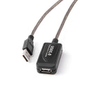 USB 2.0 10M Active Repeater Male to Female Extension Cable Adapter Cord Black