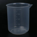 50 150 250 500 ml Laboratory transparent plastic measuring cup 4 pieces. To
