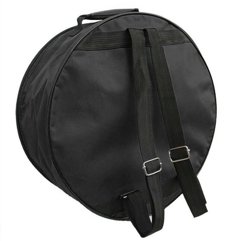 15 Inch Snare Drum Bag Backpack Case with Shoulder Strap Outside Pockets Pe