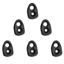 6Pcs Kayak Canoe Nylon Single Eyelet, Tie Down Loop Safety Anchor Deck Fitting