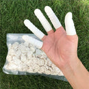 200pcs/bag Disposable Nail Art Finger Cots Latex Fingertip Protective Cover A