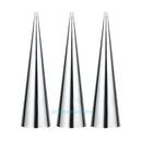 3pcs Stainless Steel Croissant Cake Baking Mold DIY Spiral Tube Horn Bread Maker