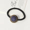4pcs Retro Cloth Button Hair Holders Rubberband Elastics Girl Hair Accessories Z