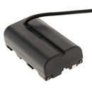 1Pcs D-TAP to NP-F550 DC Power Adapter Spring Cable Converter for Monitor Using