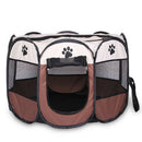 Portable Folding Pet tent Dog House Cage Dog Cat Tent Playpen Puppy Kennel  I1W2