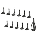 Pack of 12pcs Fishing Rod Guide Fishing Rod Eye Ring for Rod Building Kit
