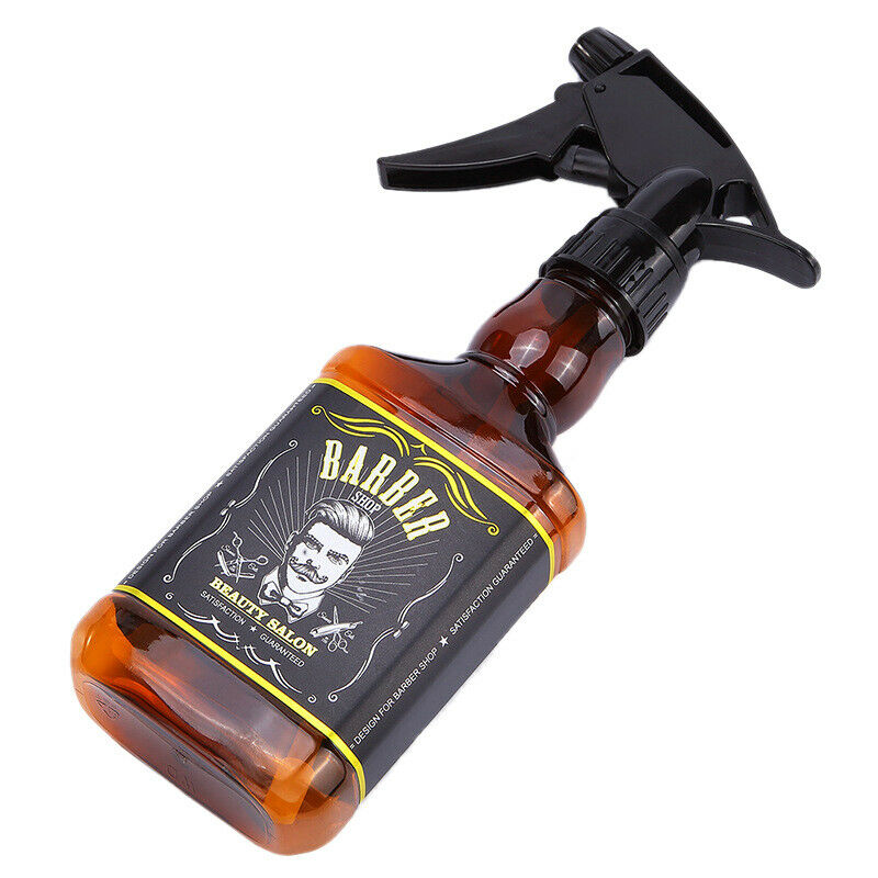 Hairstyling Spray Bottle,Plastic Whisky Squirt Bottle Empty Refillable Spra W3U4
