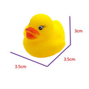 12 Pcs Colorful Baby Children Bath Toys Cute Rubber Squeaky Duck Ducky 3C