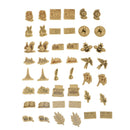 46pcs All Things In The World Label Stickers DIY Diary Album Decor Stickers ES