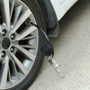 Lock On Chuck Flexible Hose Tire Inflator with Air Pressure Gauge Pistol