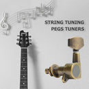 6pcs Copper Acoustic Guitar Tuning Pegs Tuners Head (Bronze)(3R 3L) A